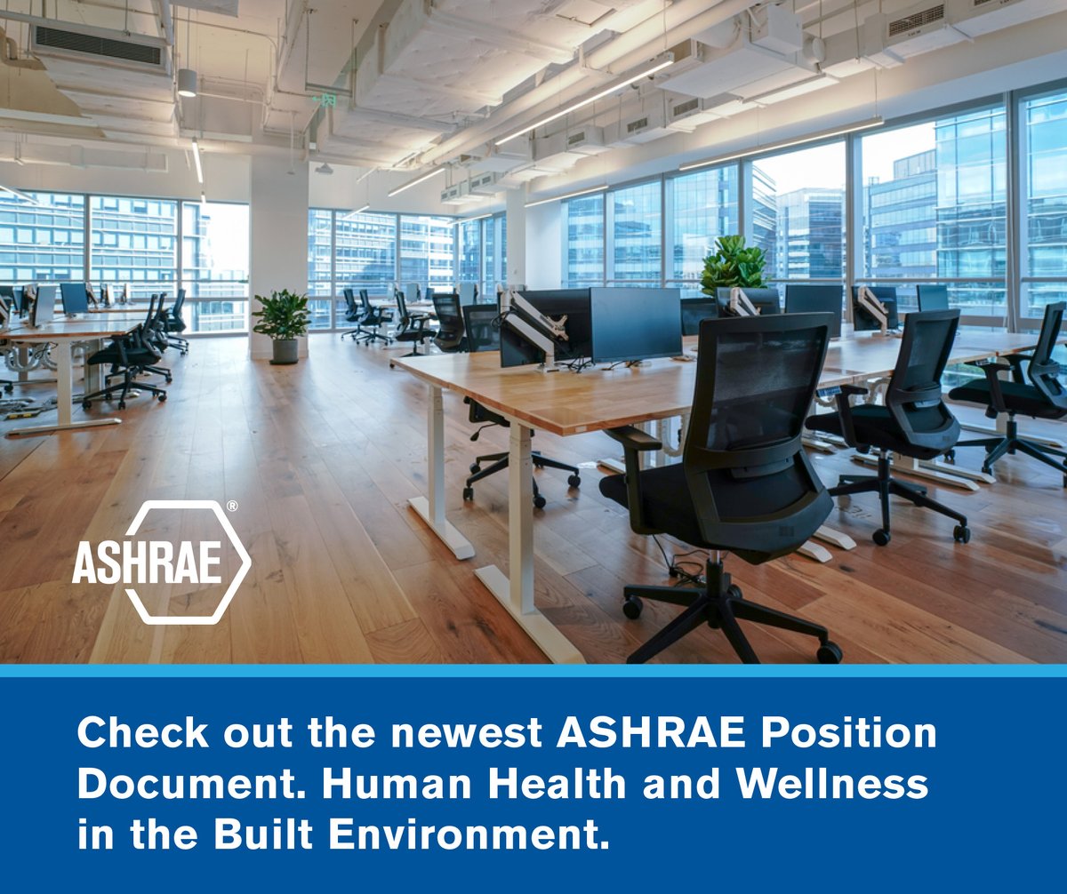 How can building design support health and well-being? ASHRAE’s latest position document explains why no aspect of indoor environmental quality (IEQ) should be ignored, as factors like air quality, thermal comfort, and lighting all influence occupant health. Explore the full