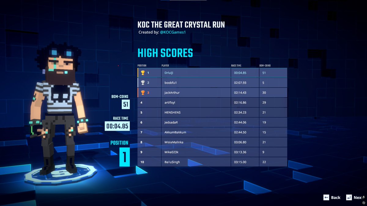 DrLuiji's tweet image. I just crushed a speed run on KOC The Great Crystal Run
Big shoutout to @kocgamesco @TheSandboxGame!
@oaksixbuilds @0xAmarok_ @ThRealHeadshot1  I dare you to beat my time 🤣
#SakaarSeptember #KOCGames #Sandfam #GoblinGang