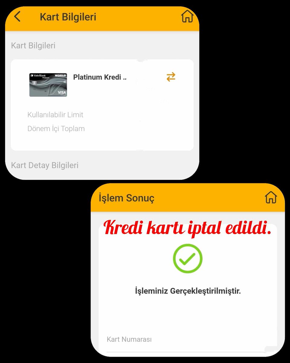 KREDİ KARTLARINI İPTAL EDİYORLAR
Adalet çalışanları tepkili. Gülünç banka promosyonu miktarını yine gülünç bir şekilde şerh koymakla yetinen Memur-Sen bilye-boncuk oynamaya devam ederken miktarı kabul etmeyen adalet çalışanları kredi kartlarını iptal etme etkinliği başlattılar.