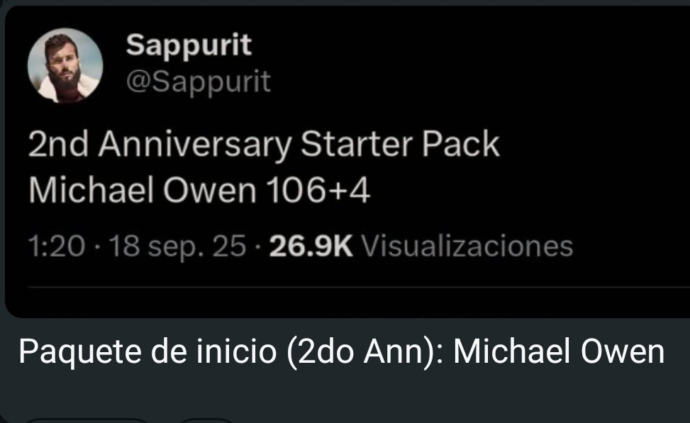 Para el aniversario del FC mobile van a regalar un Owen 106 mejorado a 110❤️⚽
#FCMobile <a href="/tutiofifa/">Tío Fifah 🇨🇴 🇵🇸 حرة</a>
