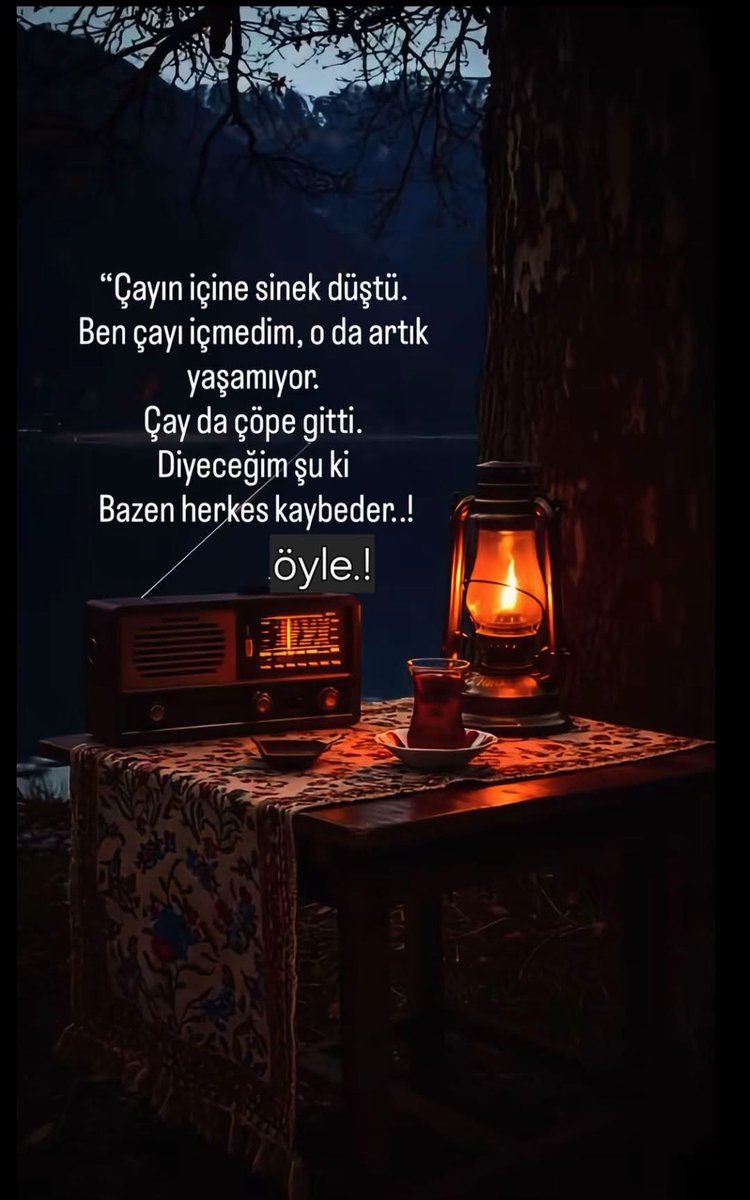 Bay Kaybedenin şu günlerdeki iç sesi: