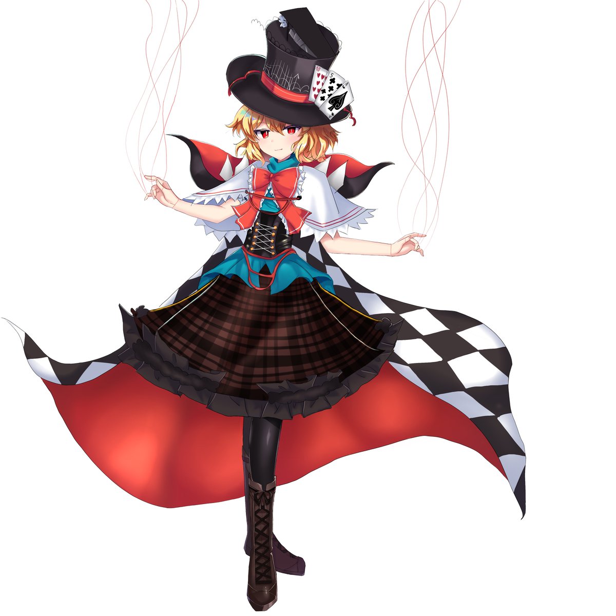 Fan Art Friday!

Touhou LostWord Mad Alice
♥️♣️♦️♠️

By suikabe