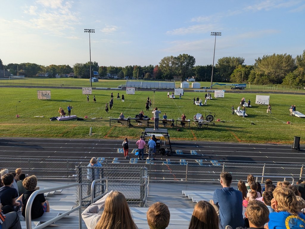 Waseca Intermediate School was treated to a preview of the Marching Jays Field Show!  WIS was able to watch these talented students present their show in preparation for the Waseca Marching Classic this Saturday!  We were not disappointed!  Fantastic show!! #WISing