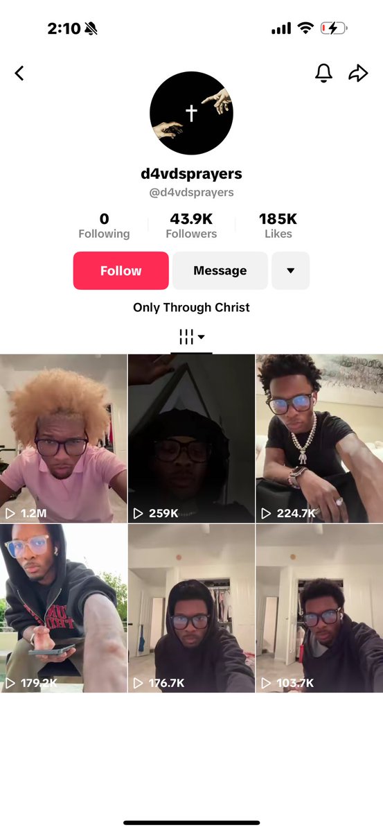 parisdevill's tweet image. Why the fuck does d4vd have a prayer account? 😭