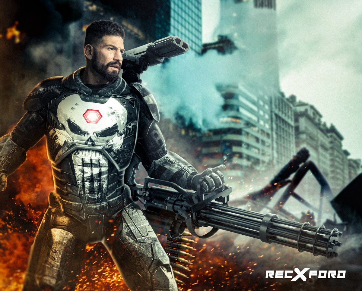 recxford's tweet photo. Would like to see The Punisher wears the War Machine suit in Spider-Man Brand New Day and go against Hulk?

Watch the video - https://t.co/62ArAUU458

#photoshop #art  #fanart #punisher #jonbernthal #marvel #spiderman #spidermanbrandnewday #ironman #warmachine @jonnybernthal https://t.co/RKSSyktbqM