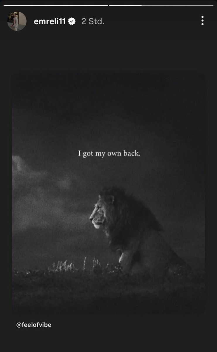 emreli bleib schön auf der tribünen