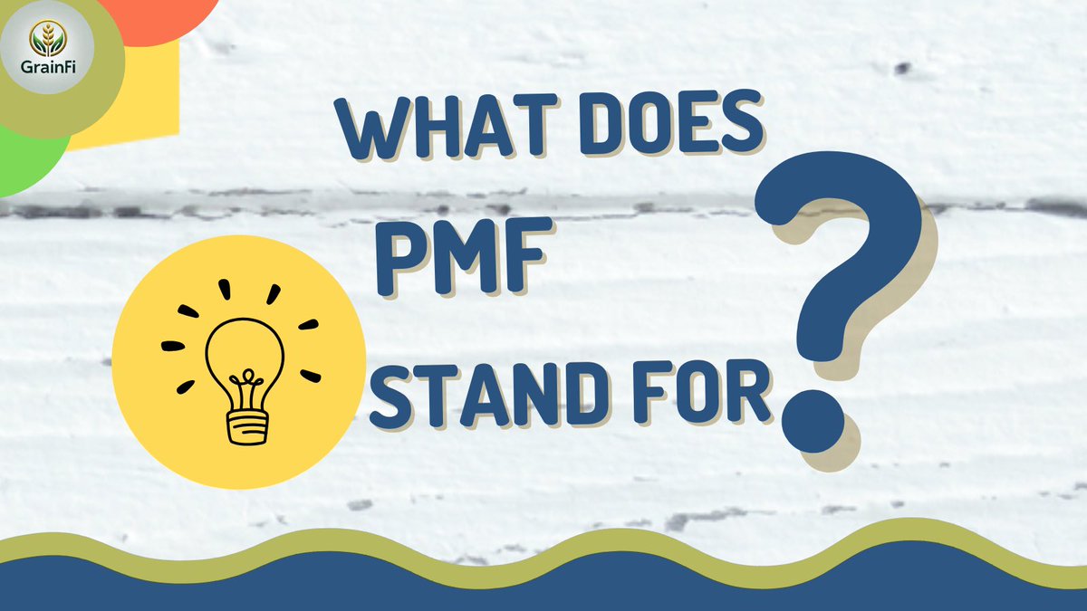 GrainFiOfficial's tweet photo. “Find PMF or die!” 

Crack what PMF means in the comments and win some $GRAINFI

Must be following to qualify. 

Tag 2 friends and repost! 🔥🚀🚀 https://t.co/wIxwUA1jmv
