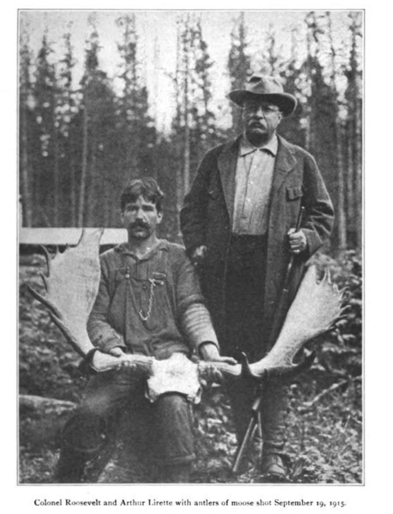 #OnThisDay 110 years ago, TR killed two bull moose on his last big game hunt. 

🌲 There wasn’t anything particularly special about one of the kills, but the other was one of the wildest experiences TR ever had hunting.

🫎 Learn more about the moose who, in TR’s words,