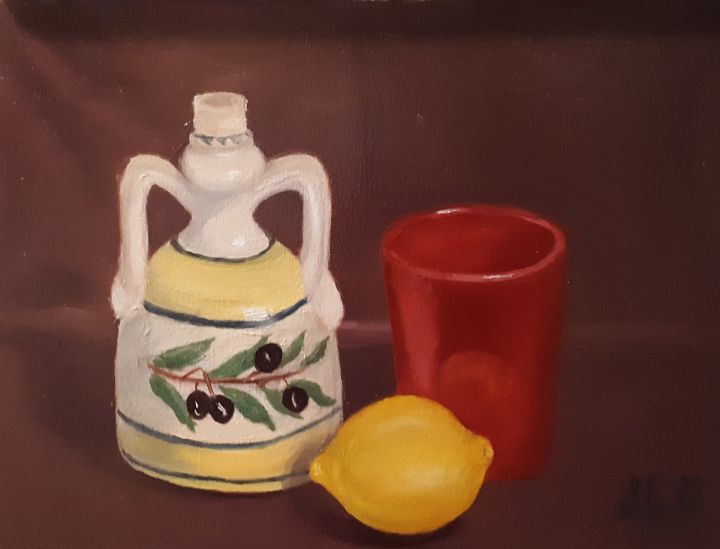 GralingSusan's tweet photo. Art of the Day! "Still Life with lemon". Buy at: https://t.co/DLCRHvoe3f https://t.co/ZzJ5sMWTMC