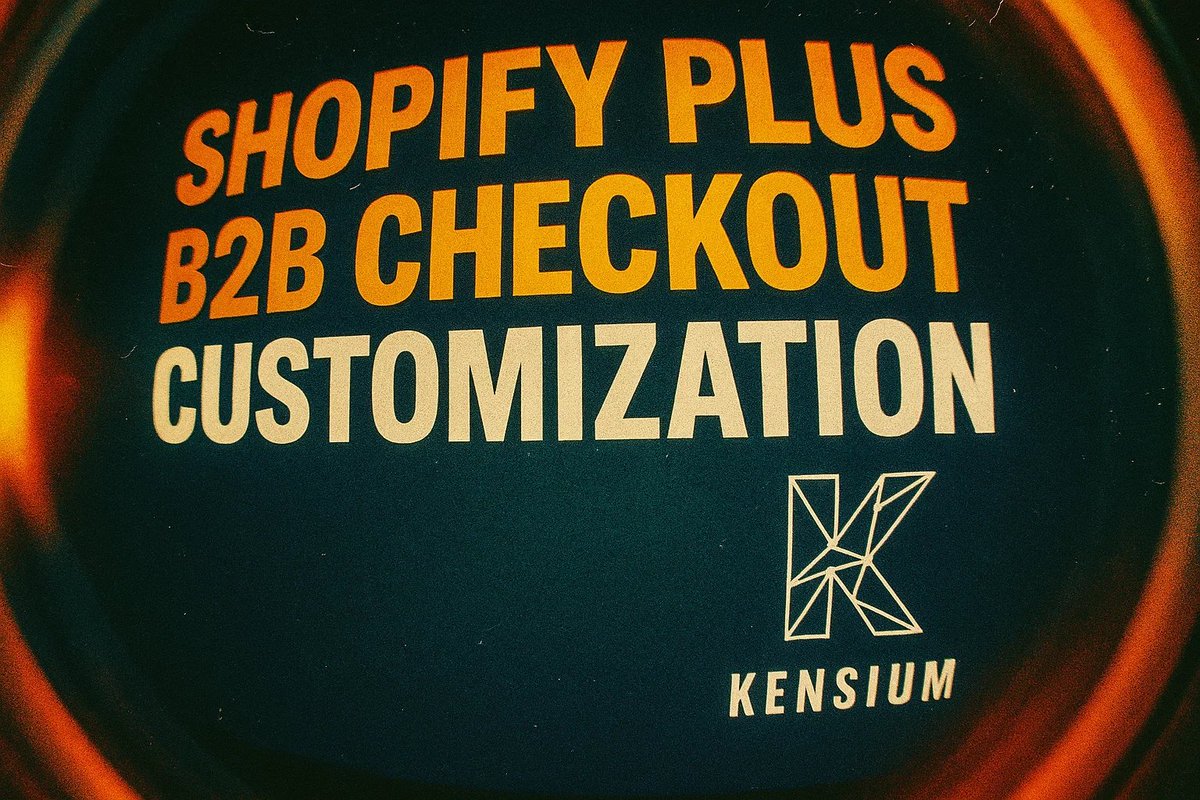 kensium's tweet image. Is your Shopify checkout losing $50K+ B2B orders?
Buyers won’t wait if you don’t support net terms, POs, or approvals.

👉 See how to fix it:
na2.hubs.ly/H01bSPL0

#B2BCommerce #ShopifyPlus