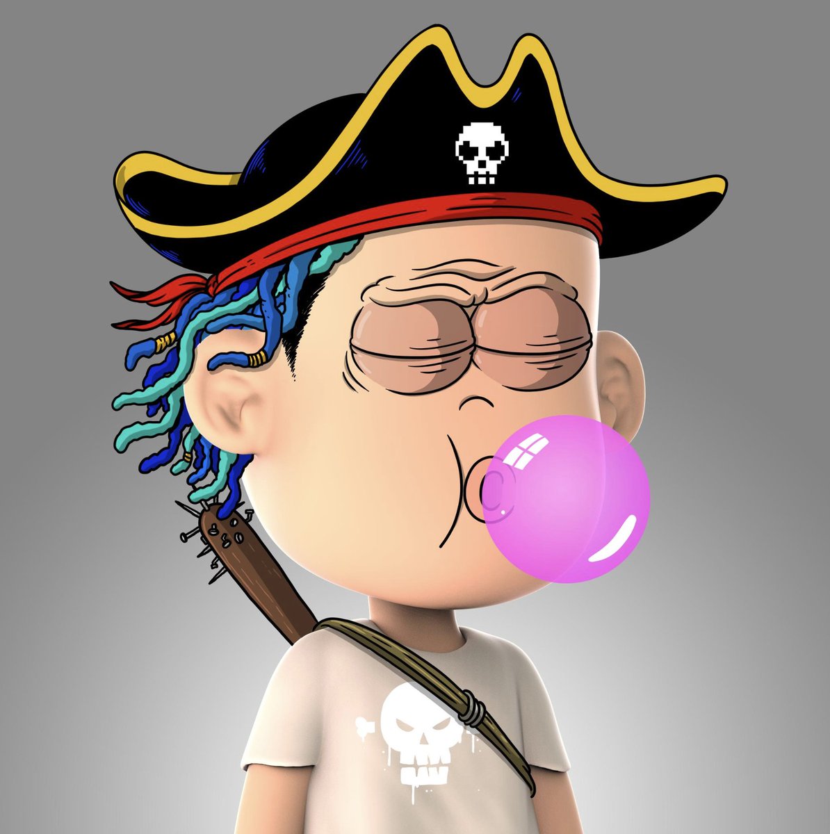 saintoakland's tweet photo. Had to support @alexmdc and add this #Genzee Pirate. Alex is an incredible artist who has been on the grind for years! What do you think of this guy? https://t.co/vSkrnt6hMW