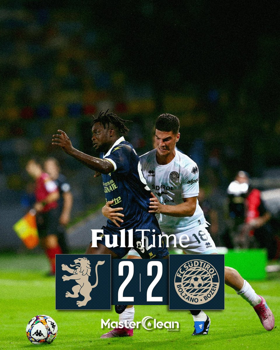 🔚 FULL TIME 

Frosinone-Sudtirol 2-2