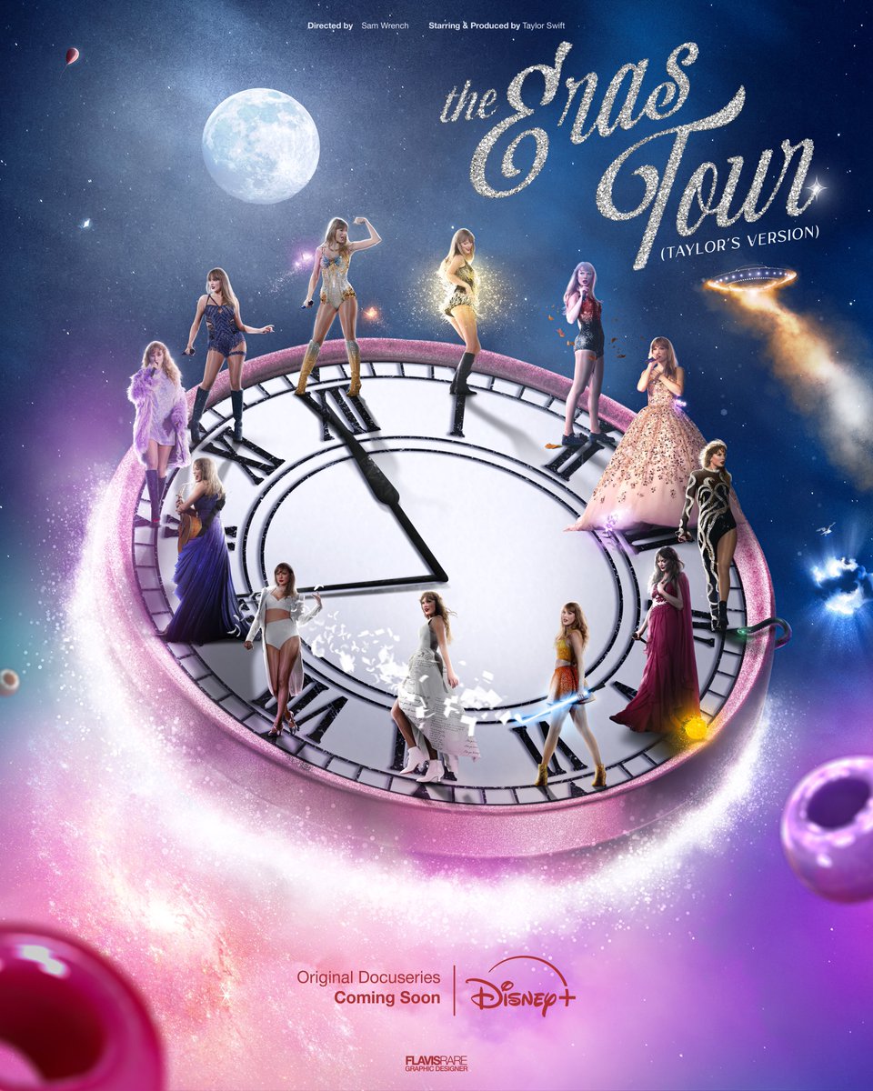 flavisrare's tweet photo. 🕰️IT'S BEEN A LONG TIME COMING🌕 #TaylorSwift #TSTheErasTourFilm #TSTheOfficialReleasePartyOfAShowgirl #TheErasTour @taylorswift13 @taylorswiftbr @taylornation13 @DisneyPlus @DisneyPlus https://t.co/hLYhooh9Bl