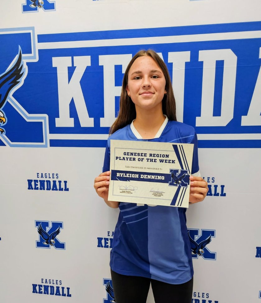 Congratulations, Ryleigh Denning, on being named GR Player of the Week!! 🦅⚽️