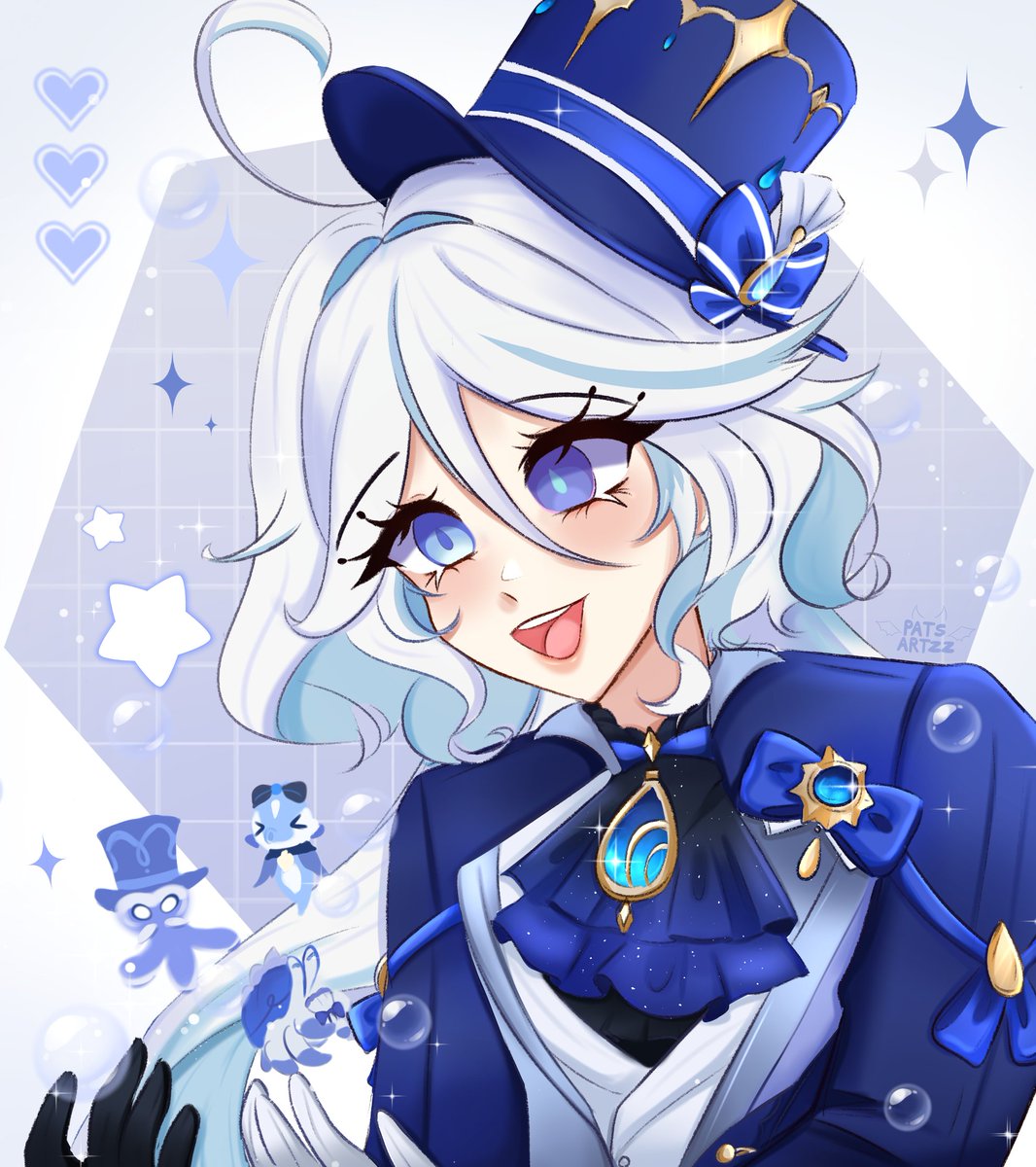 furina fanart time 🪼 #Furina #Genshinlmpact #fanart