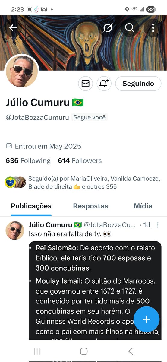 CleideBernardo5's tweet image. 🚨 Meus queridos patriotas indico o  Júlio @JotaBozzaCumuru  vamos dar uma força. 
Espero que seja recíproco 🙏 
Sigam, curtem, comentem e compartilha para termos mais alcance 🙏 
🇧🇷 Direita segue Direita 🇧🇷