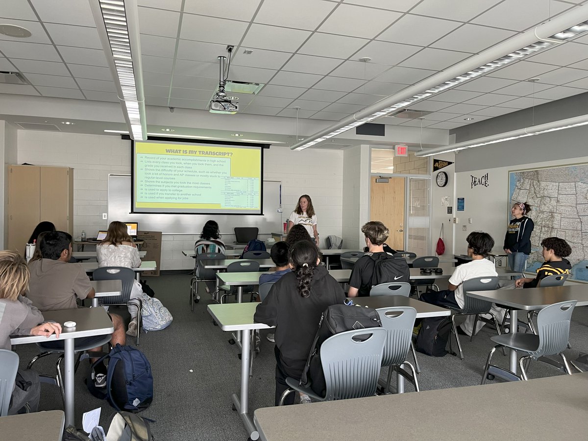 Class of 2029 Presentations this week:  Learning about the class house system, graduation requirements, and calculating GPA.  Start your school year off with SUCCESSFUL habits!