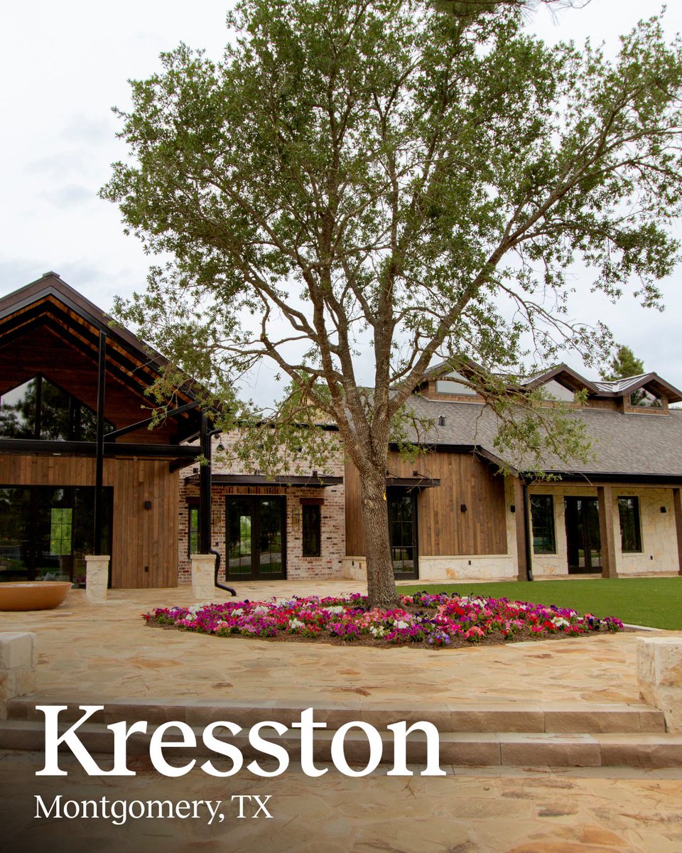 VBHouston's tweet image. Welcome to Kresston in Montgomery, TX! 
This thoughtfully designed master-planned community offers a peaceful escape surrounded by natural beauty while keeping you close to shopping, dining, and top-rated schools. 

📍 Come explore life at Kresston!
📲 888-671-8175!