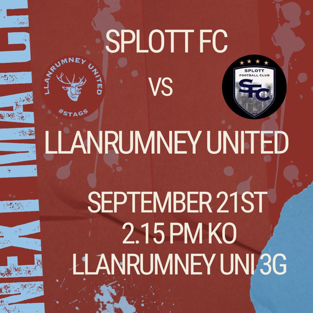 The Stags are on the road tomorrow as our First Team head to Llanrumney University 3G to take on Splott FC. Just a short trip — let’s pack it out with #Stags support! 

🏟️ Llanrumney University 3G
⏰ KO 14:15

Bring the noise, back the boys, and let’s go for 3 points! 💪⚽🦌