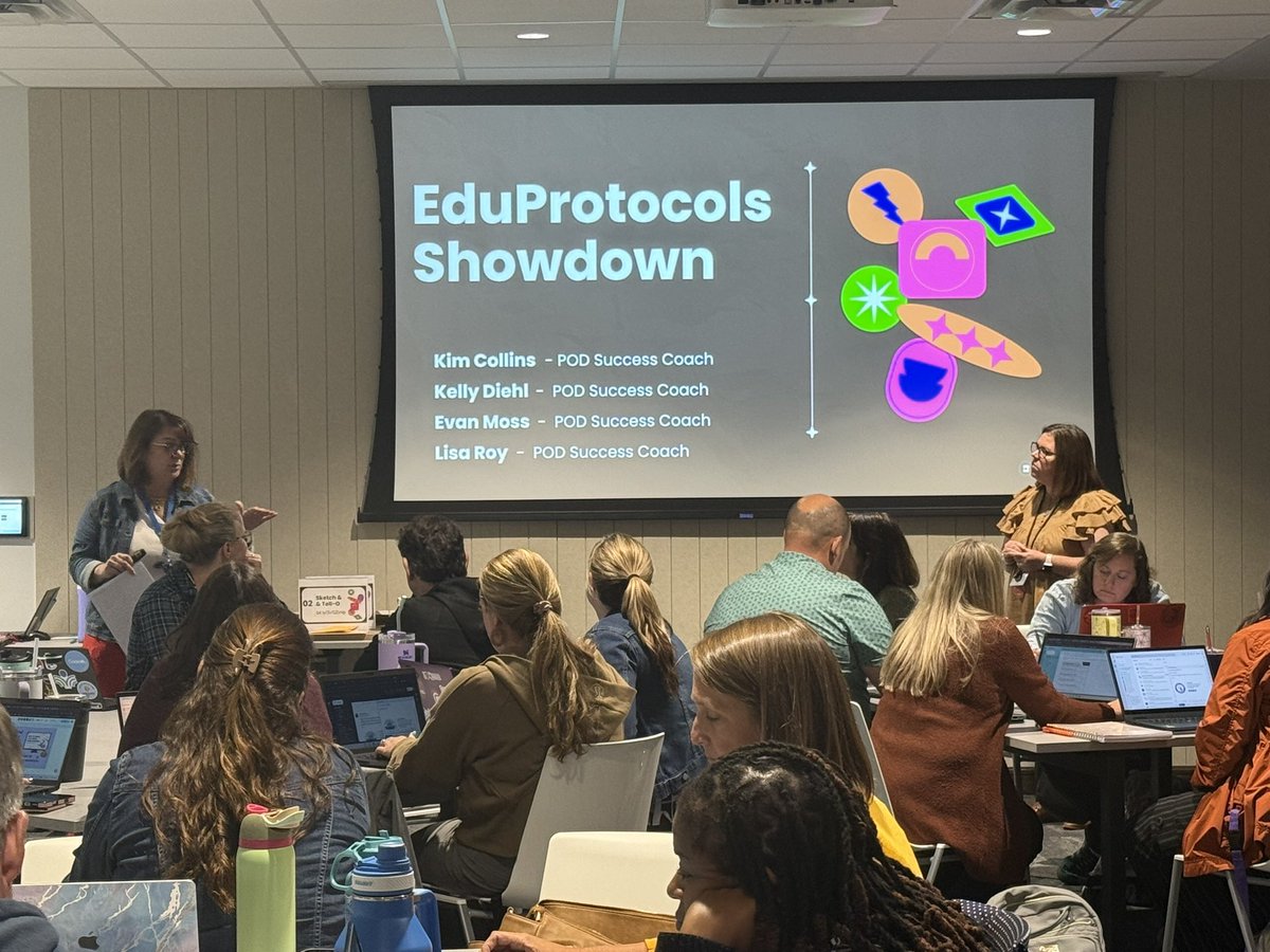 CPSProfDev's tweet image. Empowering Innovation with EduProtocols 
💻✨Our Success Coaches led an engaging professional development session for our Technology Innovation Coaches, showcasing how EduProtocols spark creativity, collaboration, and deeper learning. 🚀📚 #GrowWithCPSPOD #EduProtocols