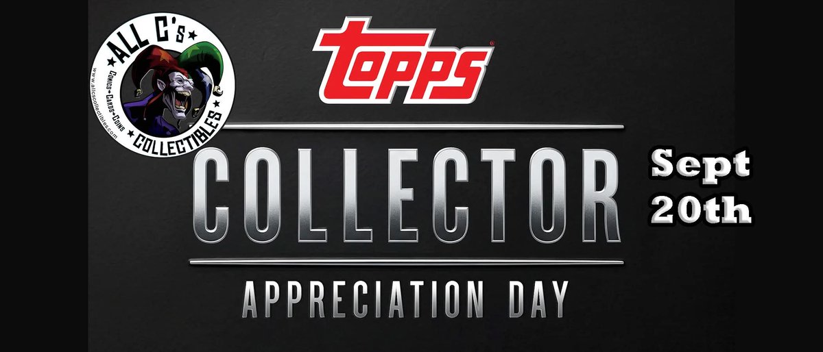 AllCsColorado's tweet photo. 🚨 TOMORROW is a BIG day at All C's Collectibles! 🚨
We've got 2 amazing promotions you absolutely can't miss
🦇 Batman Day – Celebrate the Dark Knight
🔥 Topps  Collector Appreciation Day
Mark your calendars and get ready for a day full of epic collectible fun!
Keep Collecting! https://t.co/MuqNjgqbQJ