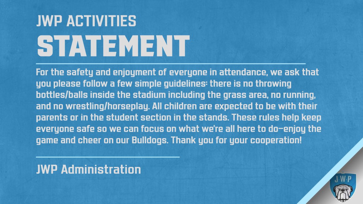 JWP Bulldog Activities (@jwp_bulldogs) on Twitter photo 