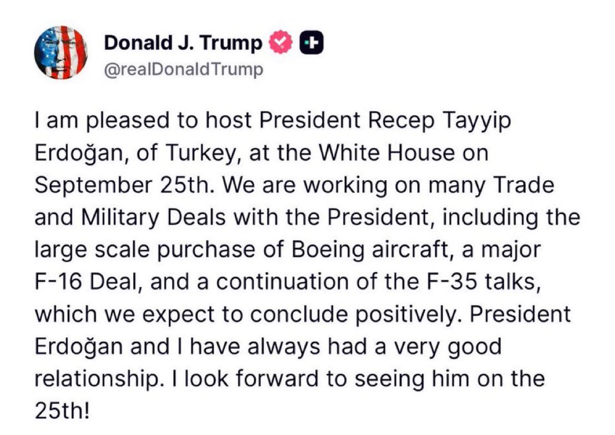 Would be a terrible decision to provide Erdogan’s Muslim Brotherhood regime our F-35s. 

Islamists should not fly America’s most advanced fighter jets.