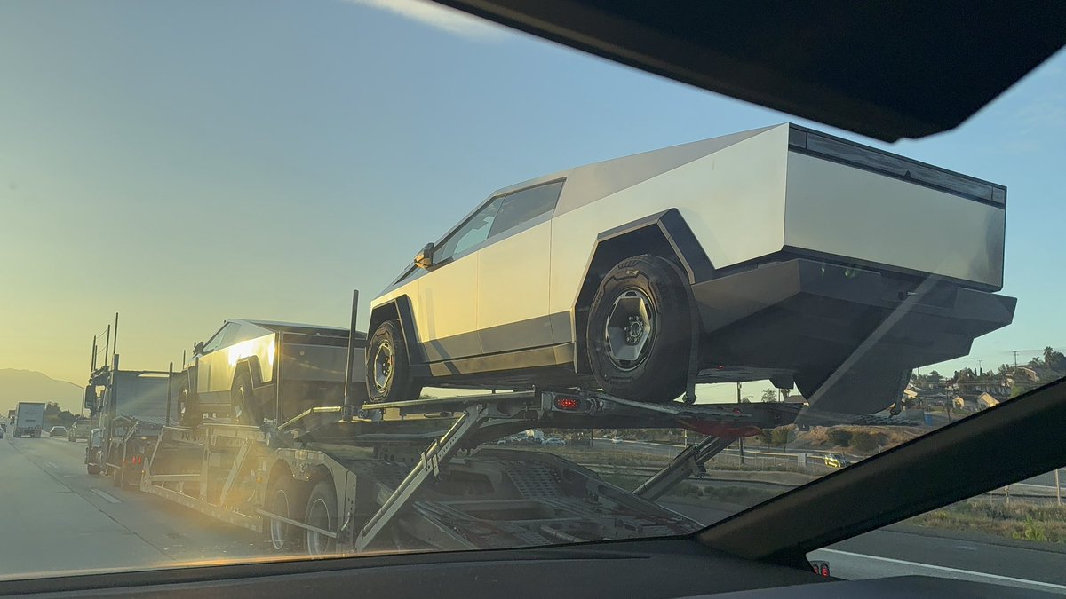 Are these RWD Cybertrucks being delivered or demolished?