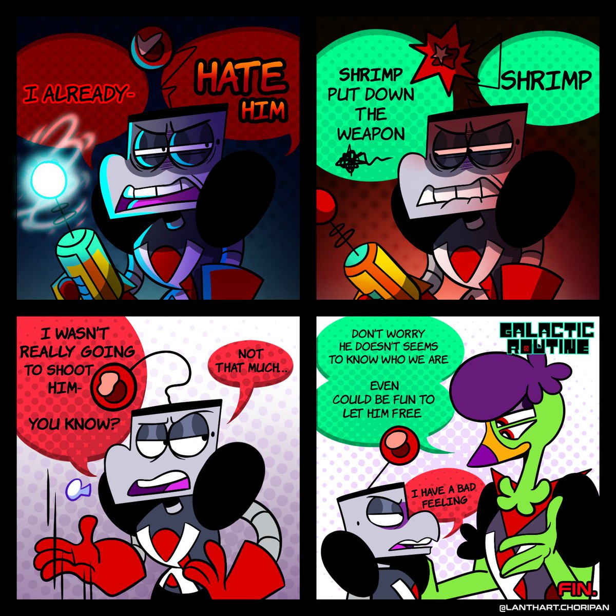 lanthart's tweet photo. #GalacticRoutine 07!
Someone's not happy with this situation...💢💢💢 https://t.co/YXPebjpg3C