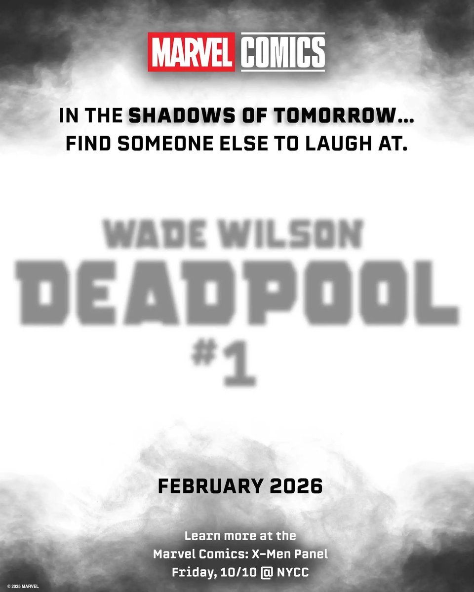 Marvel Comics announces 'CYCLOPS' and 'WADE WILSON: DEADPOOL', two new comic series launching in February.