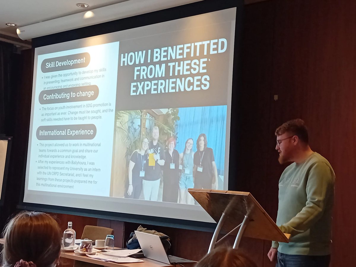 🌍 Great to join the final meeting of the Erasmus+ YESDGs project led by <a href="/BallyhouraDev/">Ballyhoura Development CLG</a>.
👏 Workshop by Alex Whyatt from Global Action Plan was a highlight. 
🔗 Online hub for youth workers &amp; SDGs: Platform – YESDGs yesdgs-project.eu
<a href="/Leargas/">Léargas</a> <a href="/eurireland/">EU Commission in Ireland</a> <a href="/ColaisteIosaef/">Coláiste Iósaef</a>