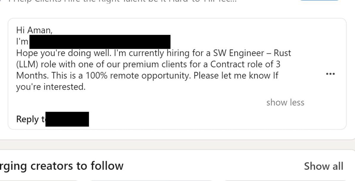 AmanSharma_554's tweet image. You just need one right opportunity to earn in dollars :)