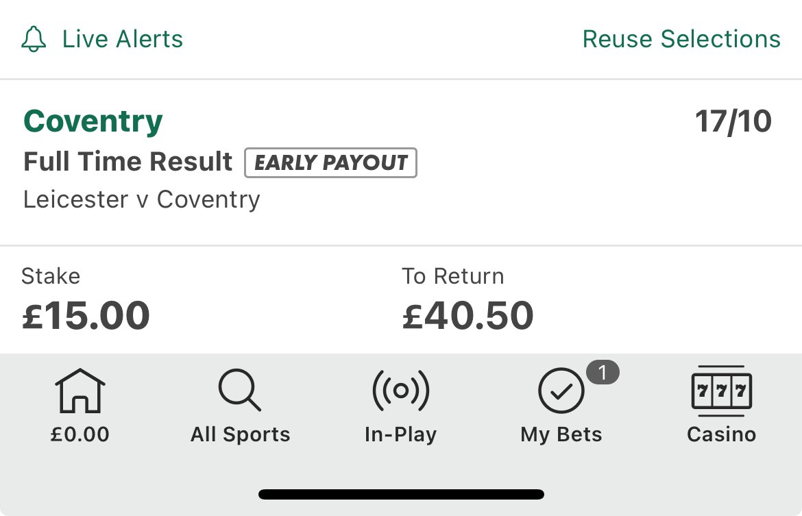 Absolutely bricking tomorrow, so naturally I’m going to tempt fate with my fantastic betting skills 😏