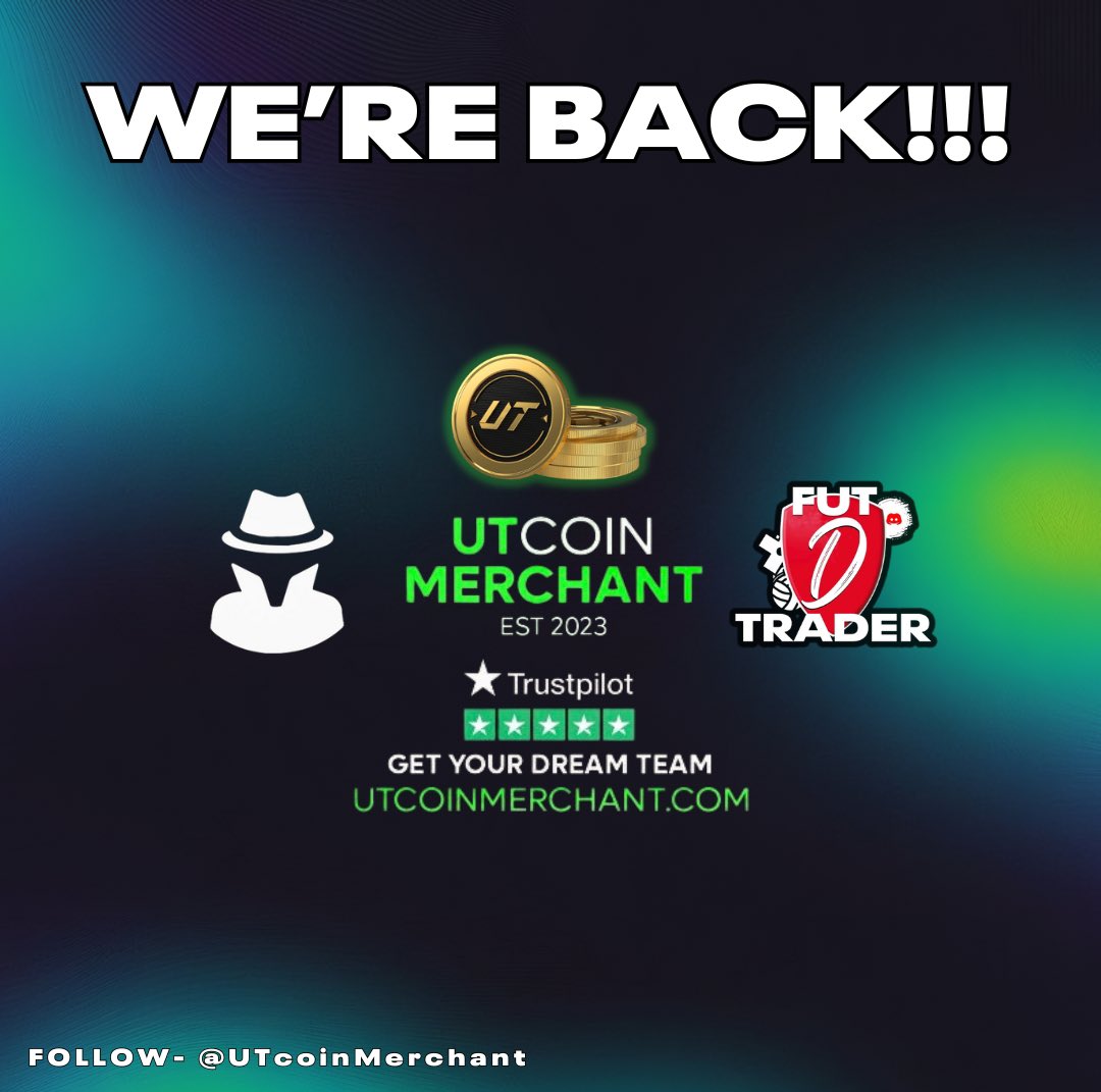 FTD - EAFC Trader/Creator (@fut_trader_d) on Twitter photo 🚨 ~ ANNOUNCEMENT!
I’m delighted to announce I’ve re-partnered up with the legends over at <a href="/UTcoinMerchant/">UT COIN MERCHANT🕵️♂️Cheap & Safe EA FC 26 Coins</a> ❤️
What this means for YOU -
• Weekly giveaways!
• CHEAP coins!
• Discount using code - FTD
Make sure to follow 🤝 🚨 ~ ANNOUNCEMENT!
I’m delighted to announce I’ve re-partnered up with the legends over at <a href="/UTcoinMerchant/">UT COIN MERCHANT🕵️♂️Cheap & Safe EA FC 26 Coins</a> ❤️
What this means for YOU -
• Weekly giveaways!
• CHEAP coins!
• Discount using code - FTD
Make sure to follow 🤝