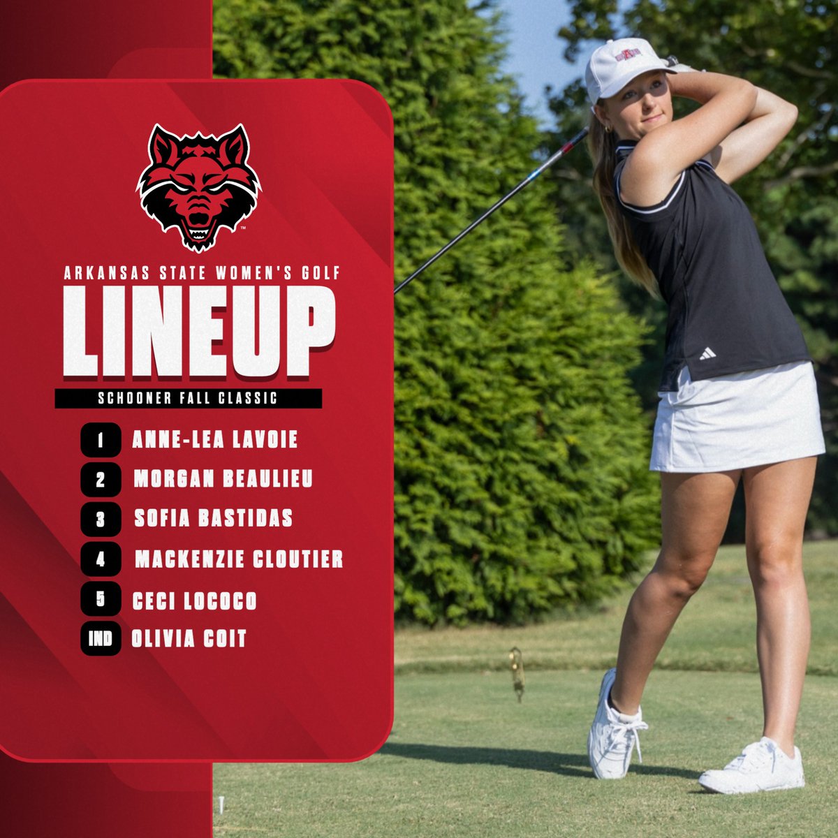 A-State Women's Golf tweet media