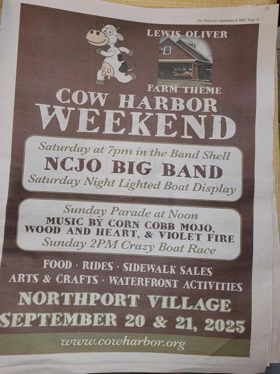 Come down and enjoy a fall evening with the NCJO Big Band! Saturday September 20th, @ 7pm!