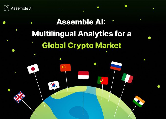 CRYPTOMONIEE's tweet image. Yello CT🫂,
Know that @Assemble_io is ready to help analysis and summarize 💹 market in over 16 languages for the crypto community, no more language barrier, #ASM has settled that for us. $ASM is the 💰 ticker and #ASM is ever ready for it's community. Ride on to the moon 🌚.…
