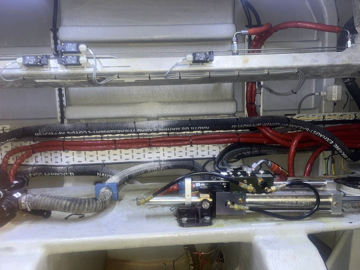 HosesUnlimited's tweet photo. Our Hansa-Flex hose assemblies fitted with a fire resistant protective sleeving for one of our Marine customers to comply with Workboat Code 3 regulations 👌 https://t.co/A9MnsMiihI