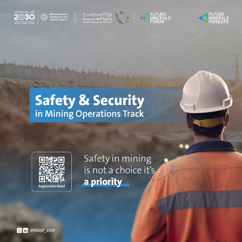 NIDLP_2030's tweet photo. Protecting workers’ lives and preventing hazards — ensuring a safer mining future.
 
#Minerals_challenge