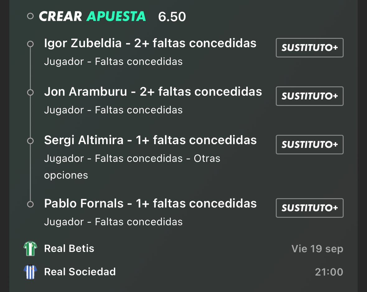 Pruebo esta para el partido de esta noche