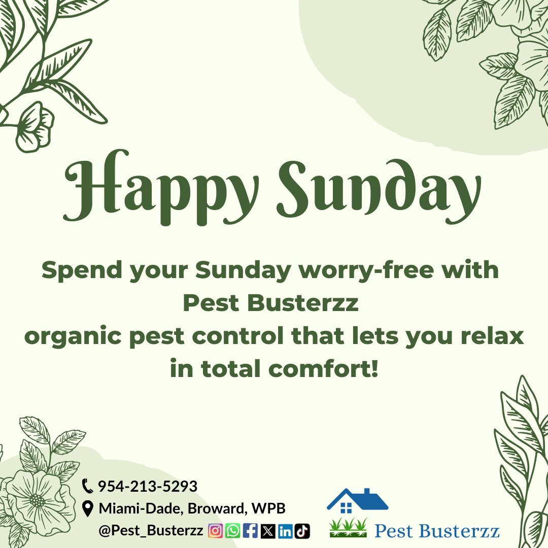 pest_busterzz's tweet image. Experience a happier, healthier home with Pest Busterzz! Our expert team delivers organic pest control solutions, making your space safe and inviting for family and guests. . #PestBusterzz #OrganicPestControl pestbusterzz.com