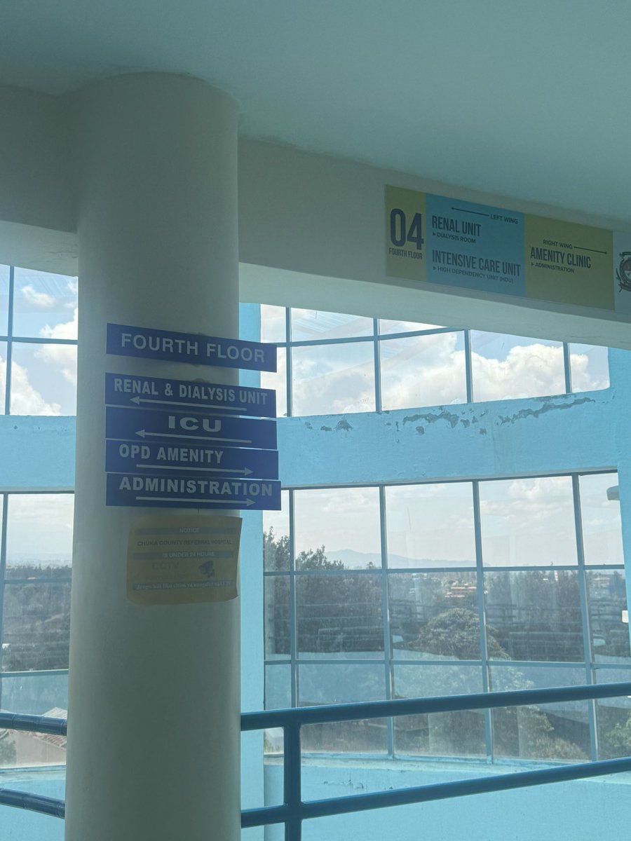 The signage in Chuka County Referral Hospital is on another level. 

Loved it and by the way , public hospitals in counties look better than some private facilities I know.