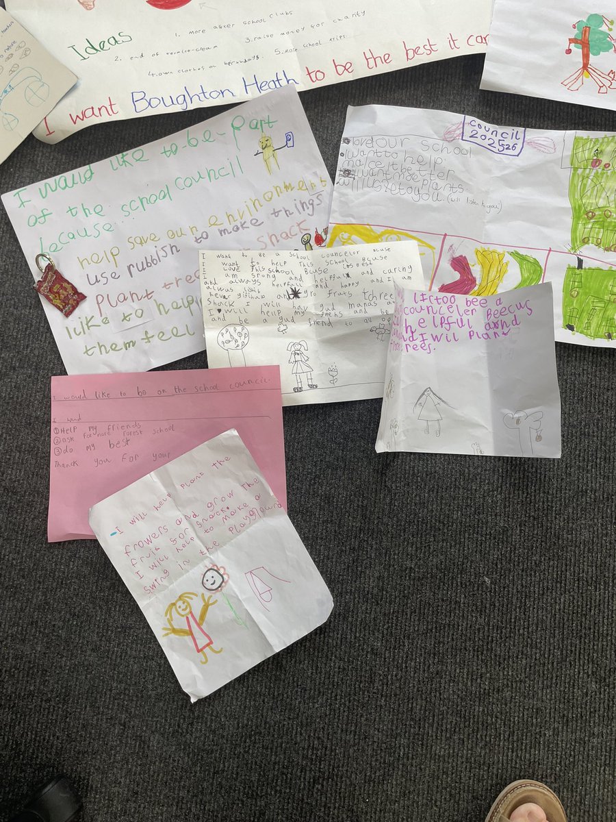 Wonderful School Council speeches from Year One.