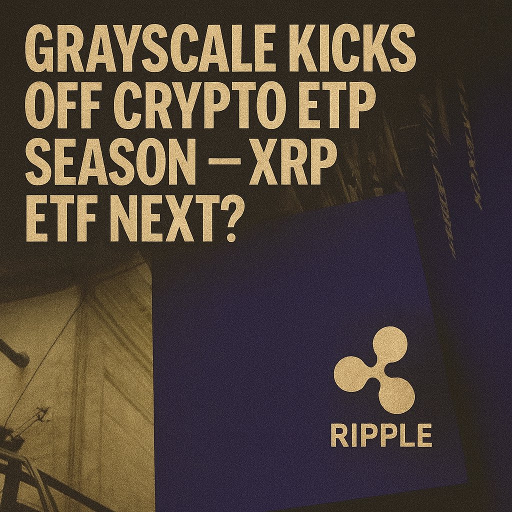 🚨GRAYSCALE KICKS OFF CRYPTO ETP SEASON — XRP ETF NEXT? 🚨

The @SECgov just approved Grayscale’s GDLC fund — a multi-asset crypto ETF with Bitcoin, Ether, XRP, Solana &amp; Cardano.

With new generic listing rules in place, Wall Street is about to unleash a flood of crypto ETFs.