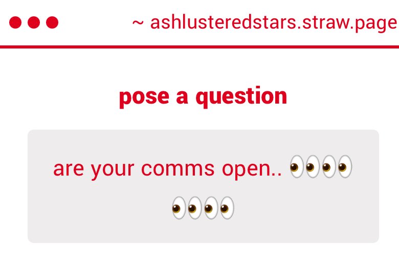 1) i’m actually doing really really good!! thank you &lt;33
2) SAD ARTHURRRR :(
3) not right now! but i’m really trying to crank out my current comms so i should have them open again sometime in october &lt;33