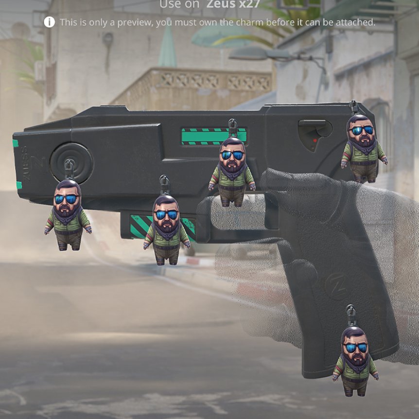 oh <a href="/CounterStrike/">CS2</a> heres the og leet crew charm for you (forgot to post the other day.. whoops)