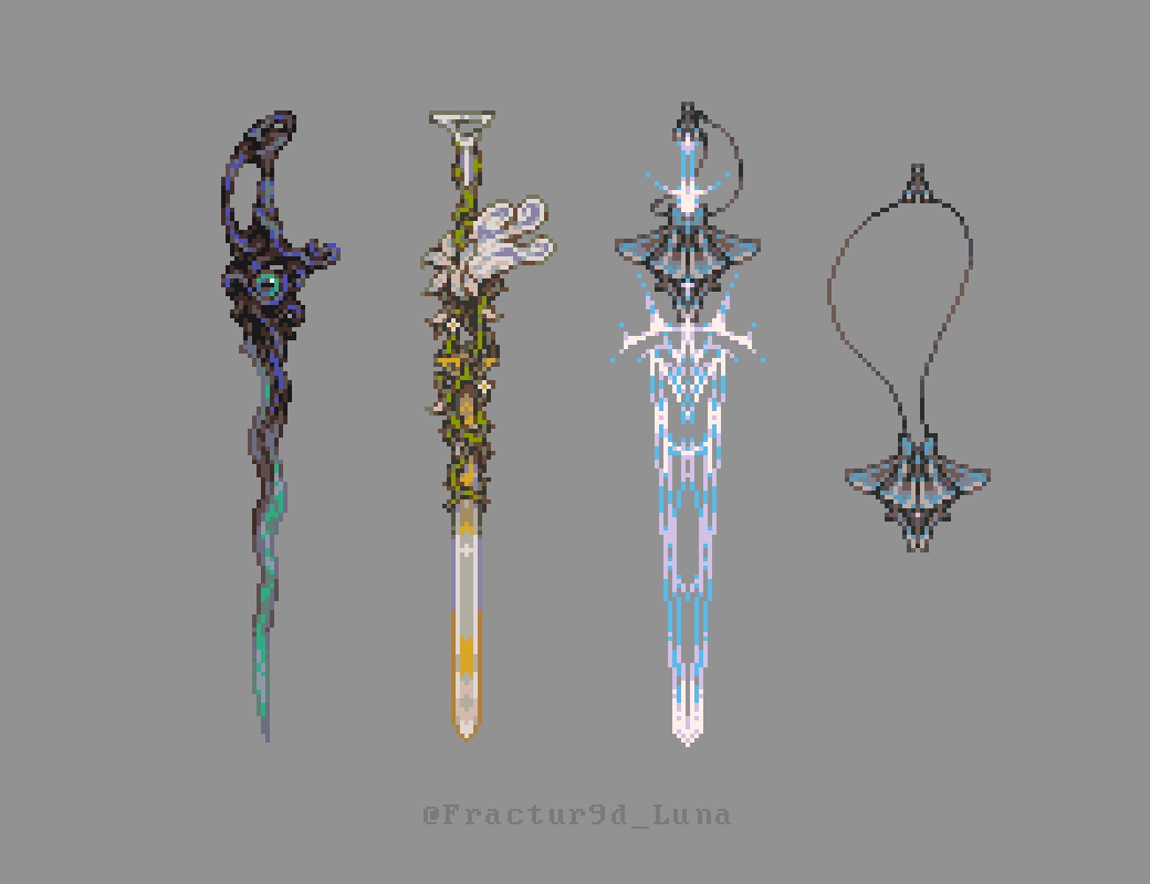 kraken | fairy | amulet
#pixelart #swordtember