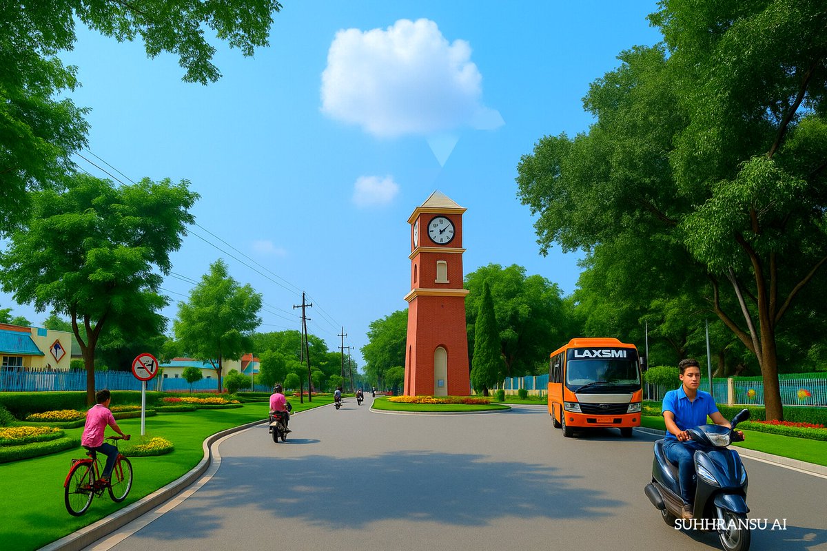 AI paints #Dhenkanal in greenery ❄️✨  not real, but magical enough 🌳

#AI #trendingpost  #GreenDhenkanal  #Dhenkanal #aigeneratedimages