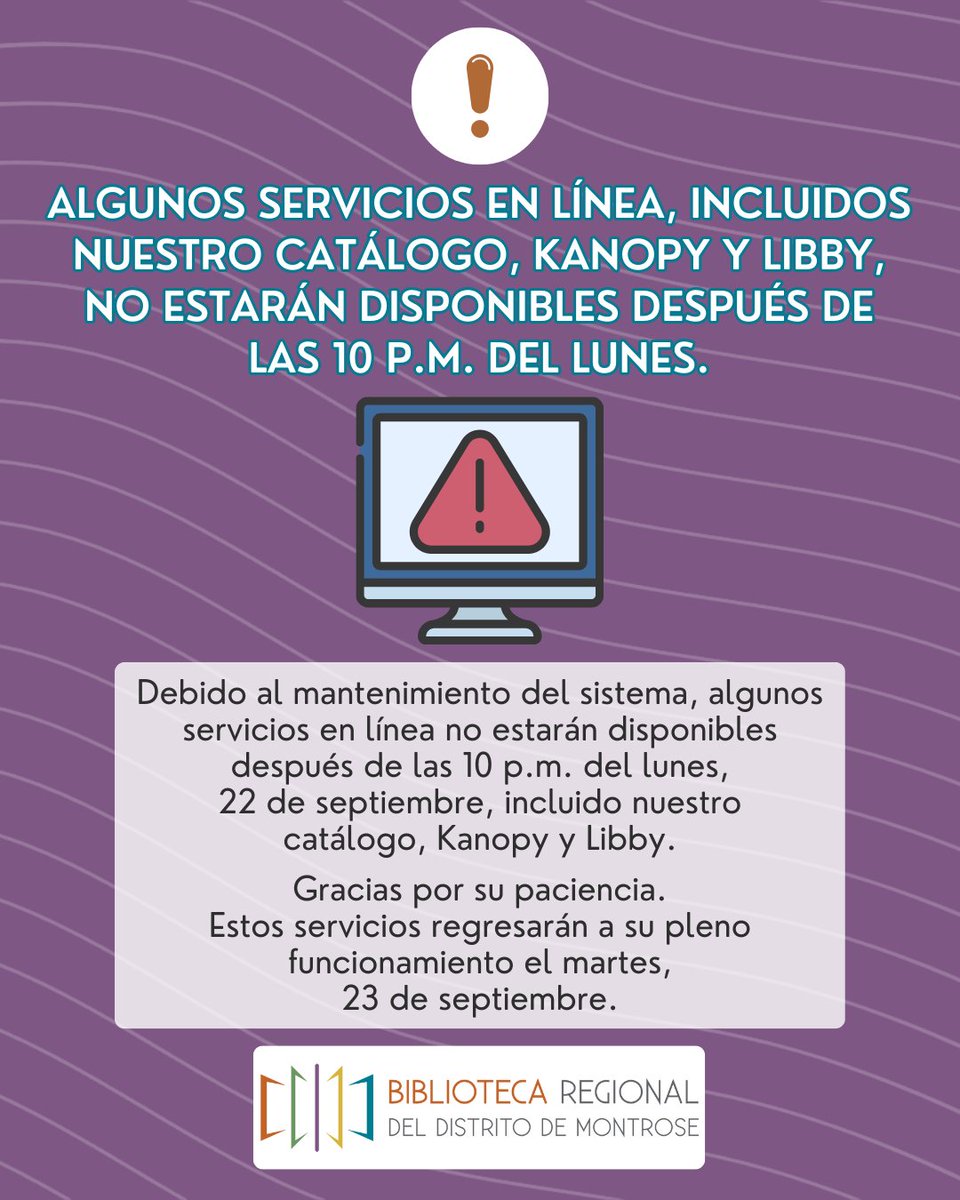 Montrose Regional Library tweet media