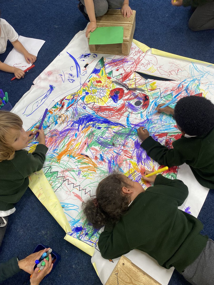 Reception have been exploring our text ‘The Colour Monster’ through mark making! We’ve had some great discussions about feelings and friendships and more! 🌈🎨 <a href="/PrimaryMay/">Princess May Primary School</a>